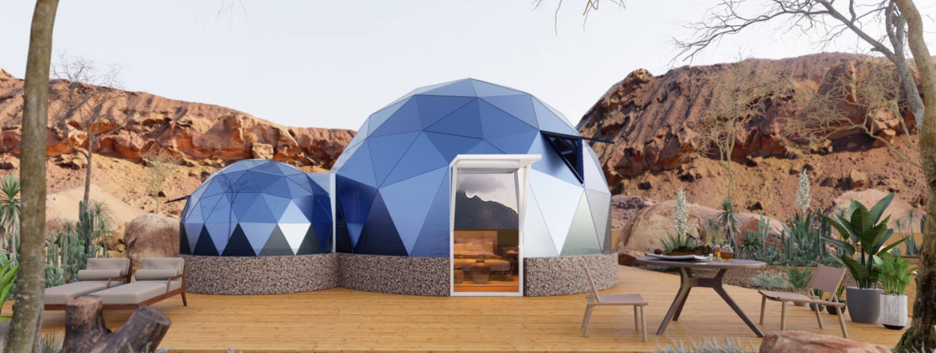 饶平县球形智能光伏玻璃星空房